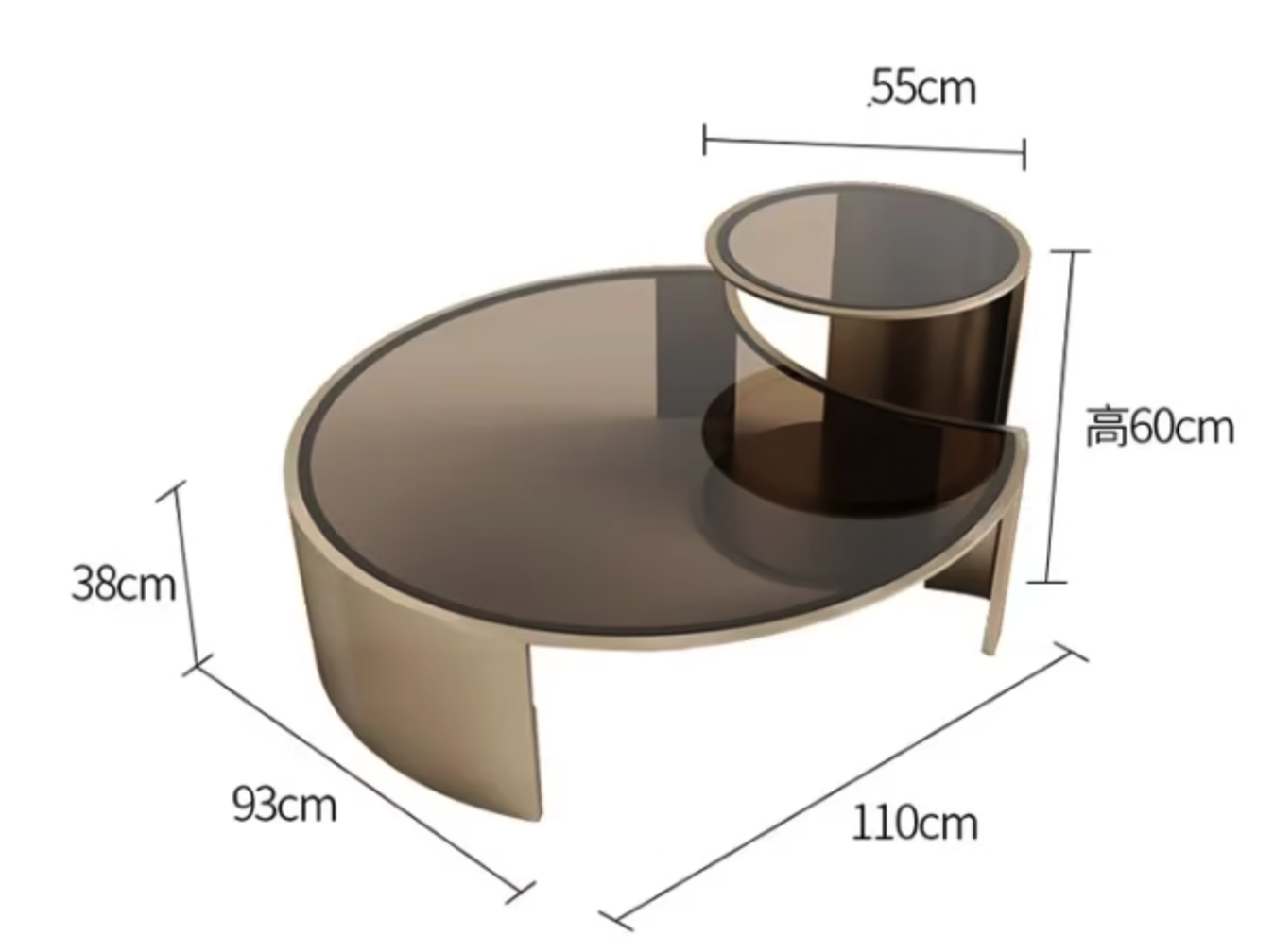 MetroMod Nesting Coffee Table Set