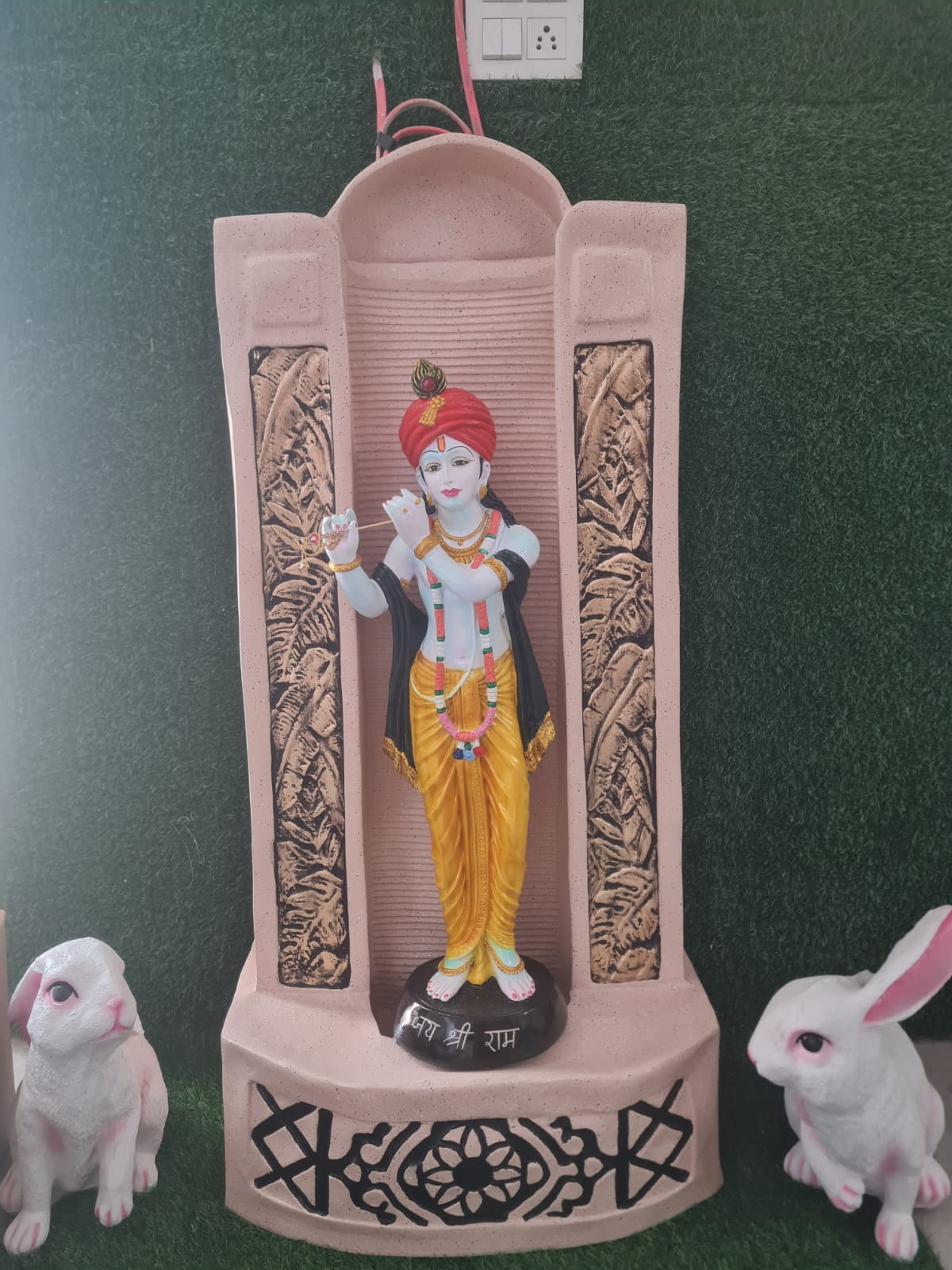 Big Hut Fountain With Krishna Ji