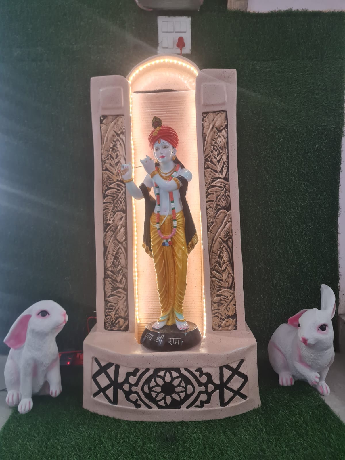 Big Hut Fountain With Krishna Ji