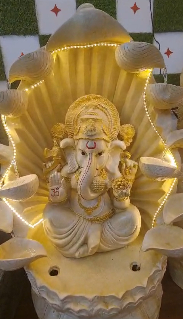 Diya Ganesh Fountain Size:-36x27x16 Inches