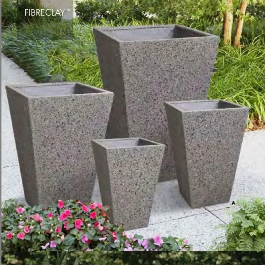 Fiber Pots Set of 4 pcs Size:-36,24,18,12 inch