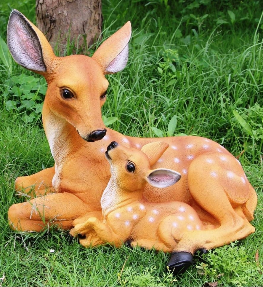 Deer With Baby Size:-11x10x7 Inches