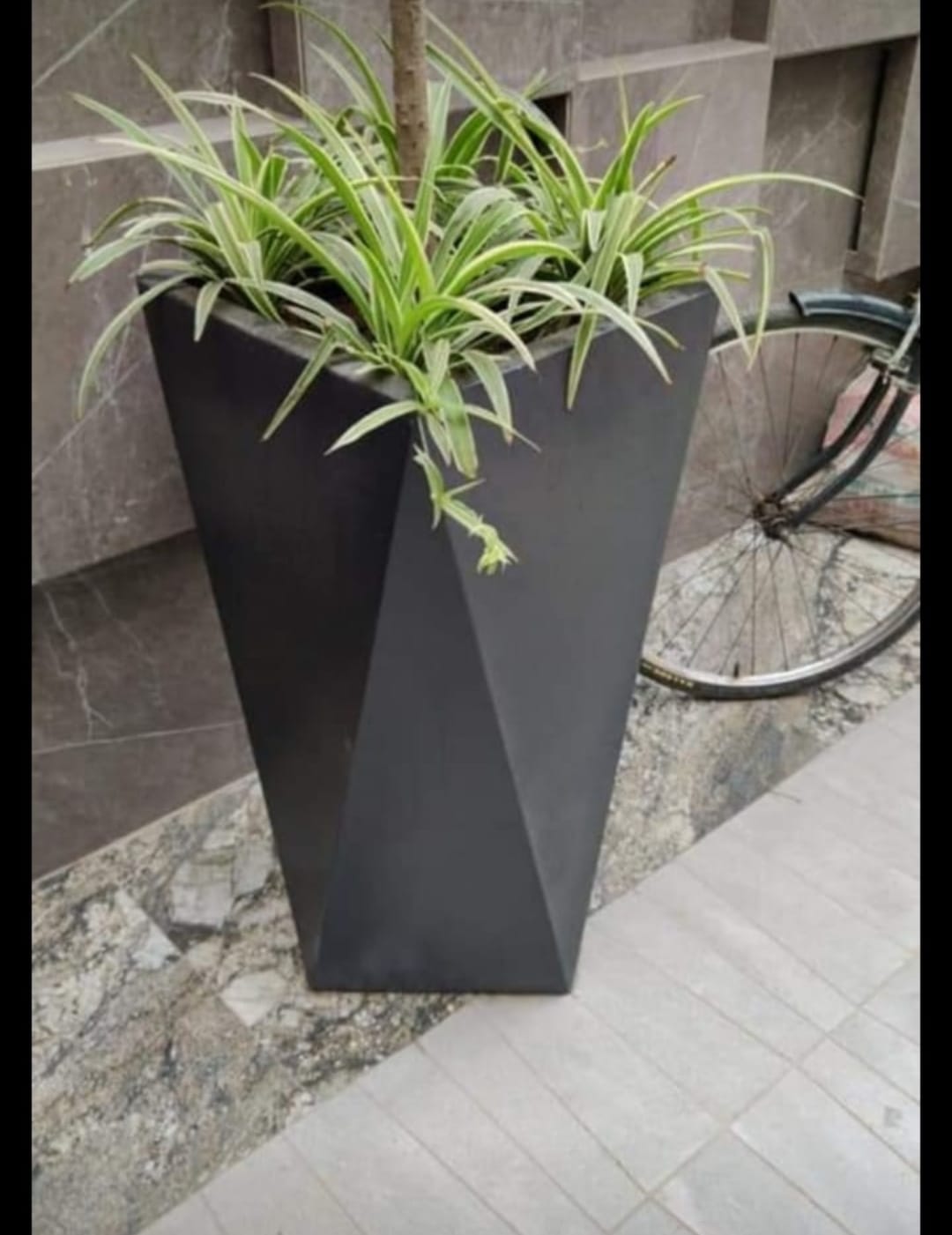 Crystal Fiber Pots Size:-24x12 Inches
