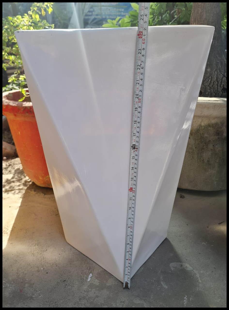 Crystal Fiber Pots Size:-24x12 Inches