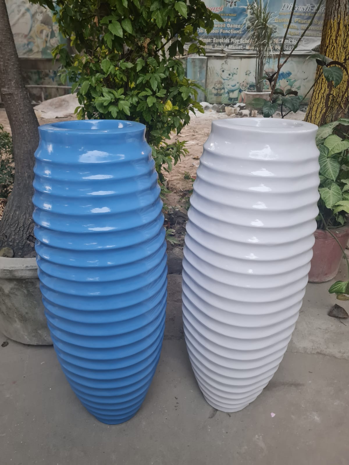 Conical Fiber Pots Size:-34x9 Inches