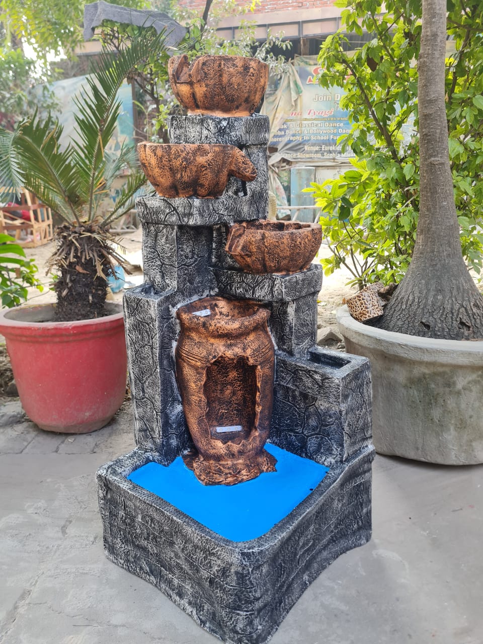 Big Diya Fountain Size:-4 Feet
