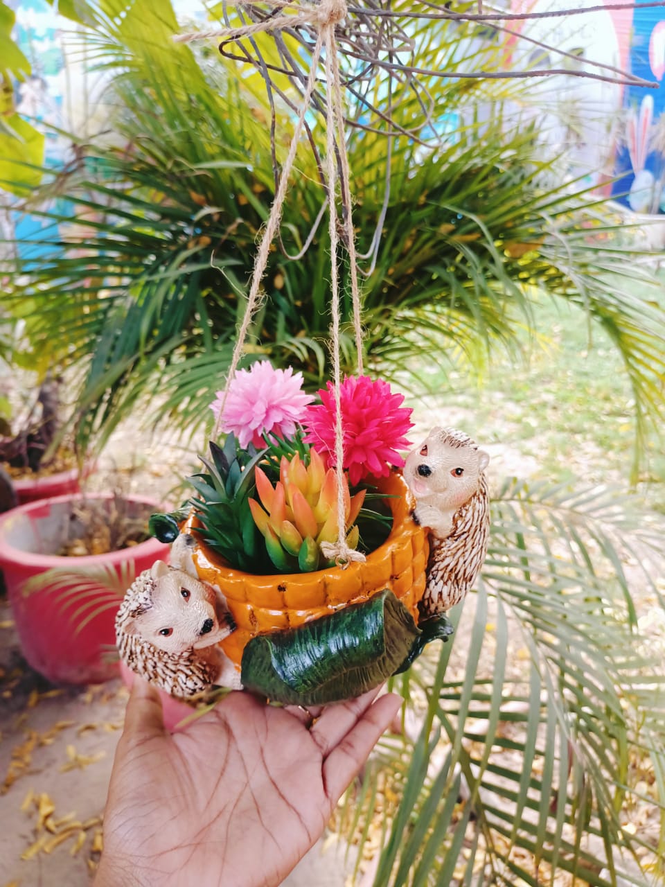 Hanging Squirrel Set of 3 Pcs Size:-8-12 Inches