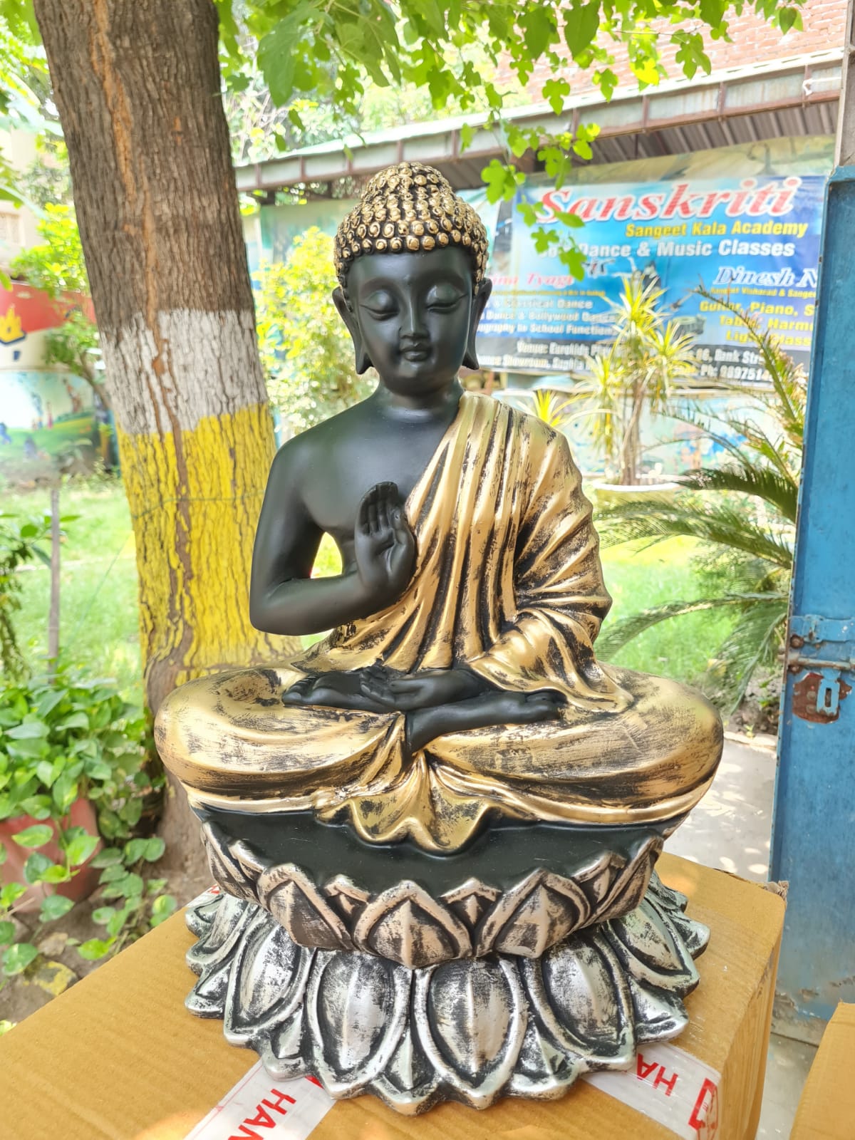 Lotus Buddha Statue