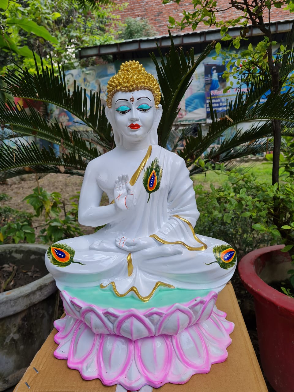Lotus Buddha Statue