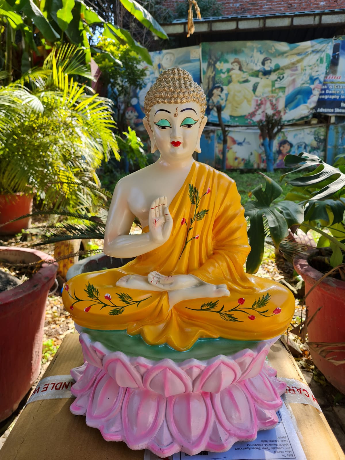 Lotus Buddha Statue