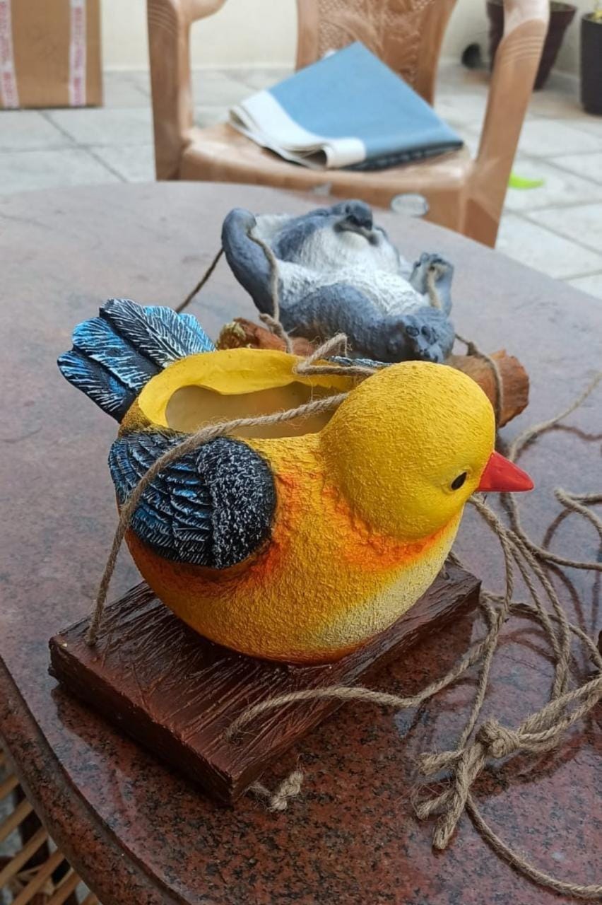 HANGING BIRDS - Size:8 inches- 4 Pcs set