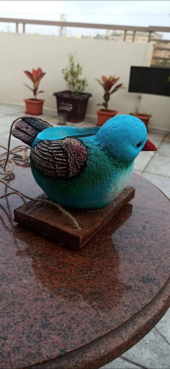 HANGING BIRDS - Size:8 inches- 4 Pcs set