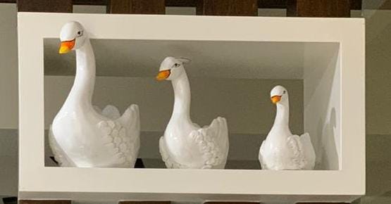 Swan set of 3 pcs