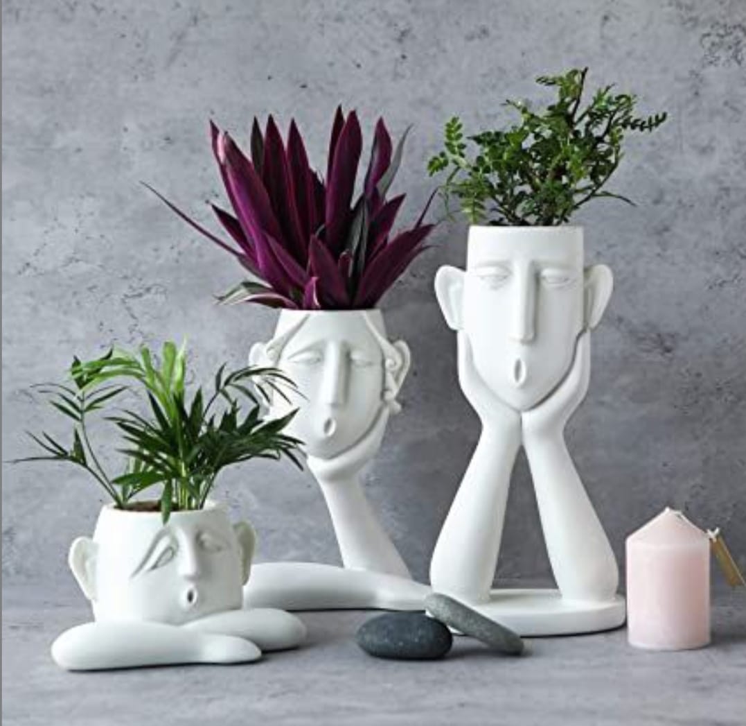 HUMAN HEAD SHAPE -3Pc. Set