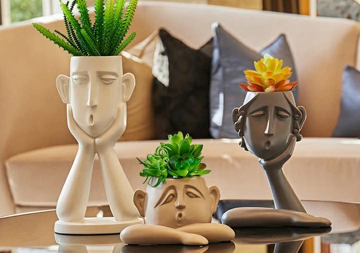HUMAN HEAD SHAPE -3Pc. Set