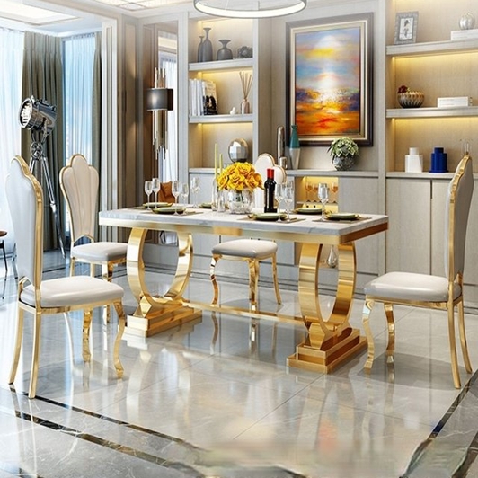 Dining Table in SS PVD