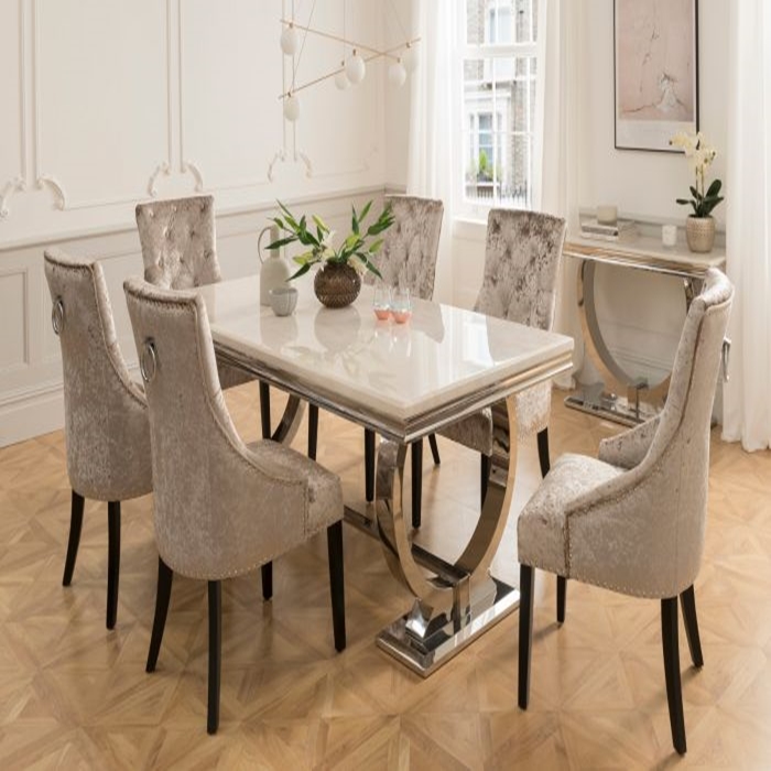 Luxury Dining Table with Six Chairs-4 SEATER, 6 SEATER