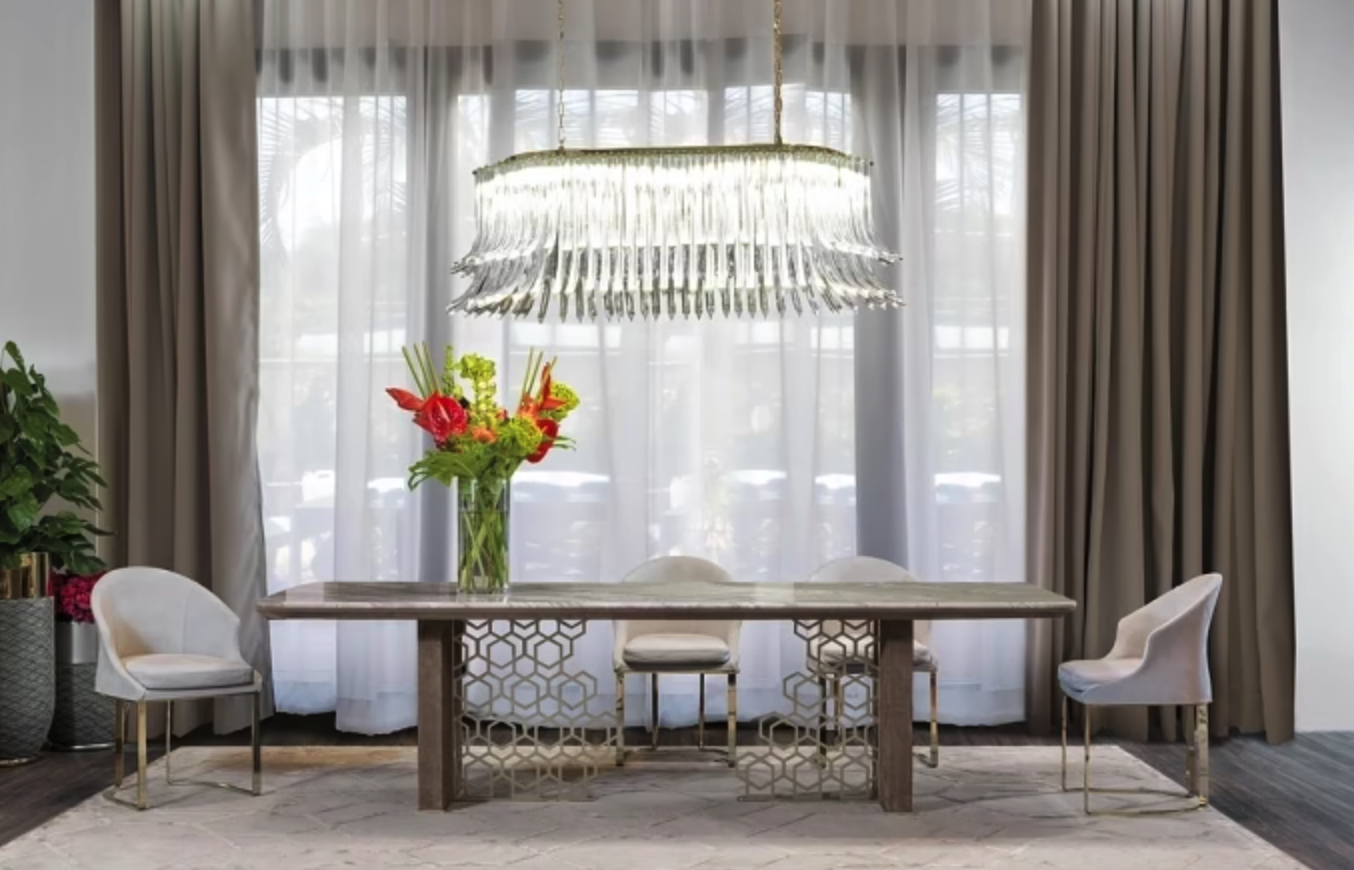 Maison lan Modern Luxury Dining Set-4 SEATER (4.5 X 3 FEET), 6 SEATER (6 X 3 FEET), 8 SEATER (7.5 X 3.5 FEET)