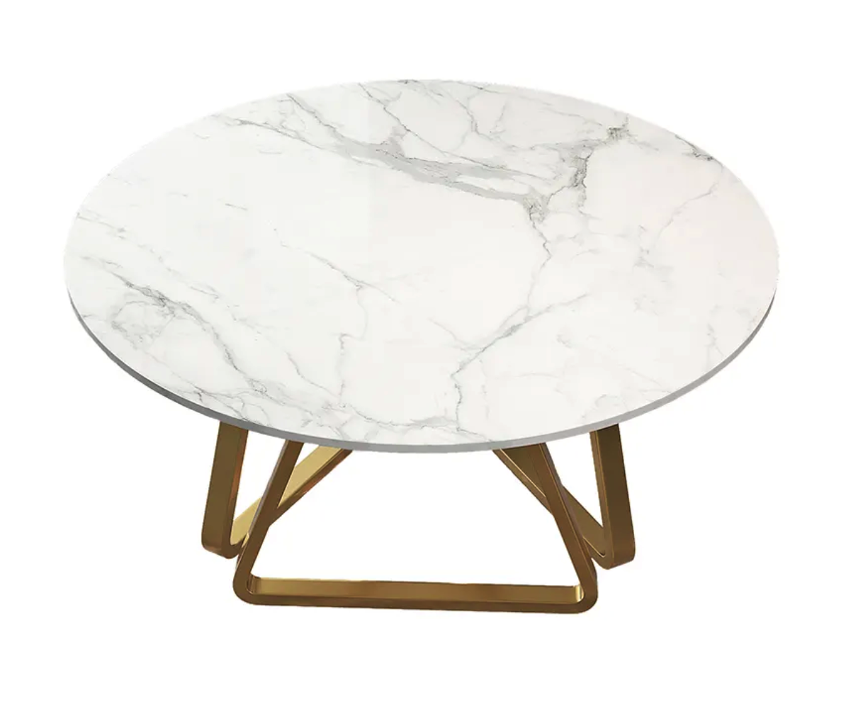 Luxury Round Marble Dining Table Set with 6 Chairs Š Perfect for Modern Interiors-4 SEATER, 6 SEATER