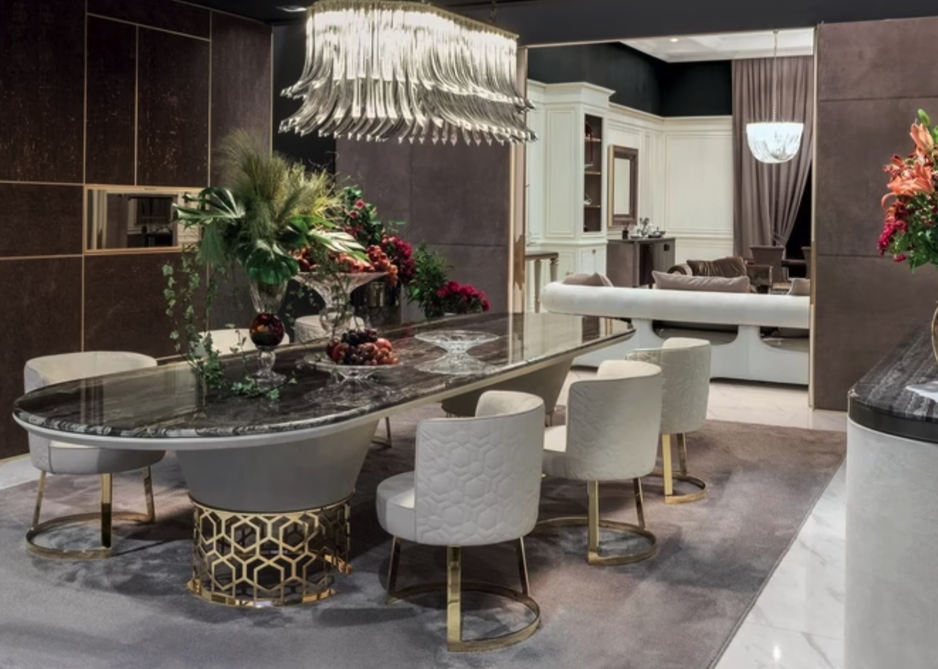 Zyro Signature Elite Dining Table-4 SEATER (4.5 X 3 FEET), 6 SEATER (6 X 3 FEET), 8 SEATER (7.5 X 3.5 FEET)
