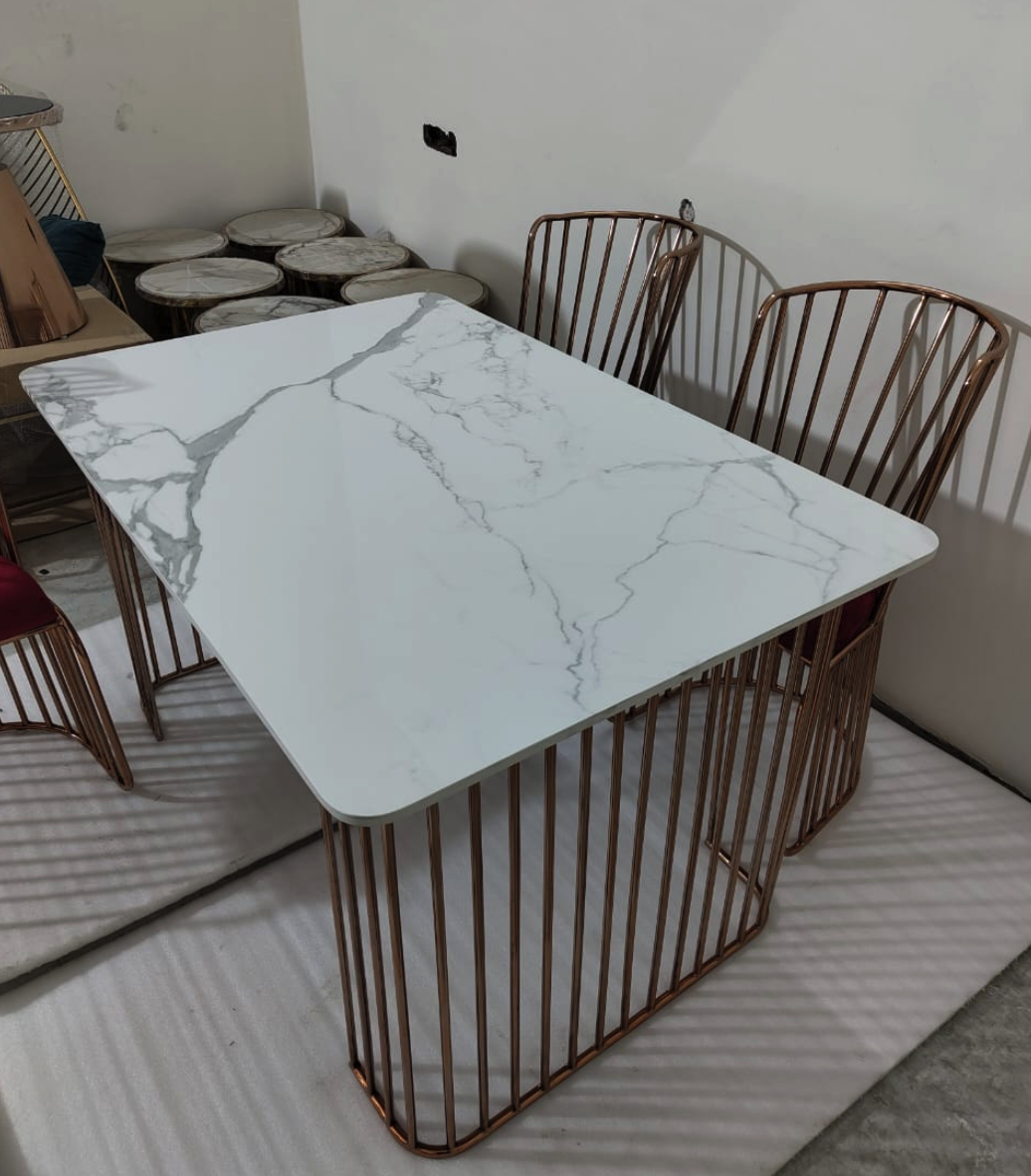 MODERN 4-SEATER DINING TABLE SET