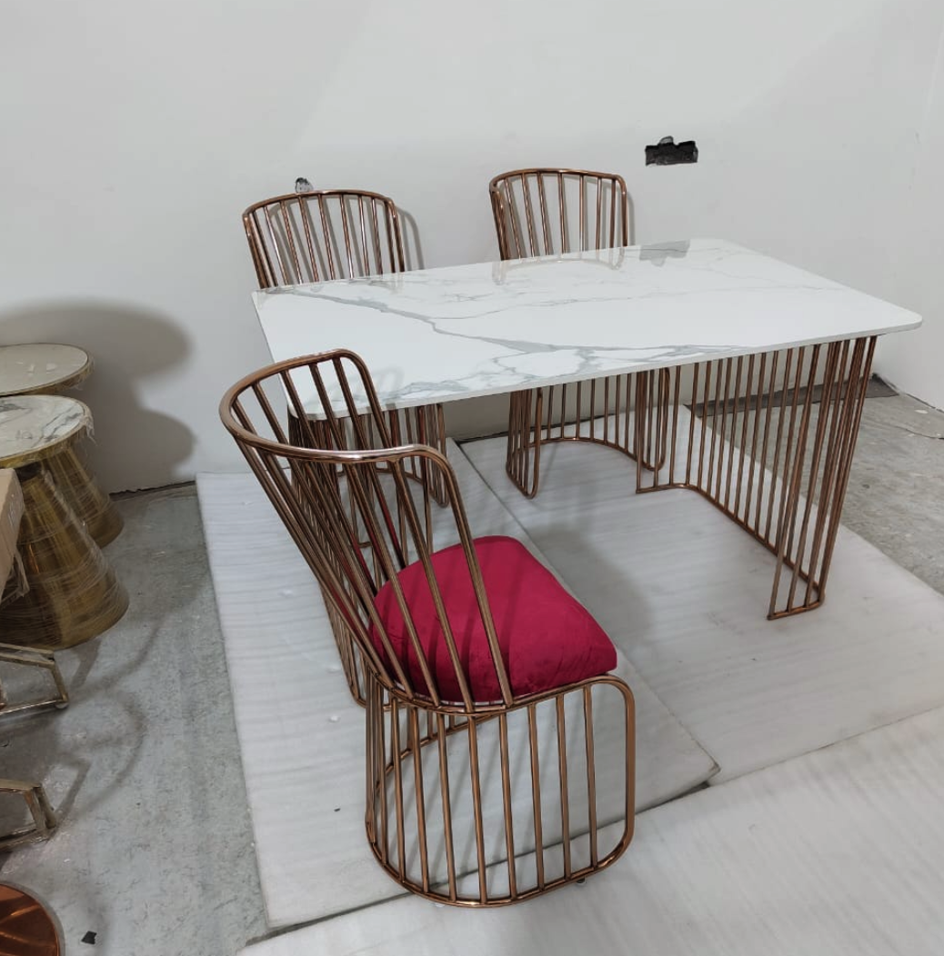 MODERN 4-SEATER DINING TABLE SET