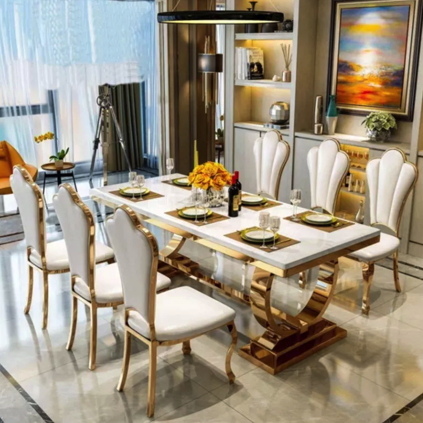 Dining Table in SS PVD