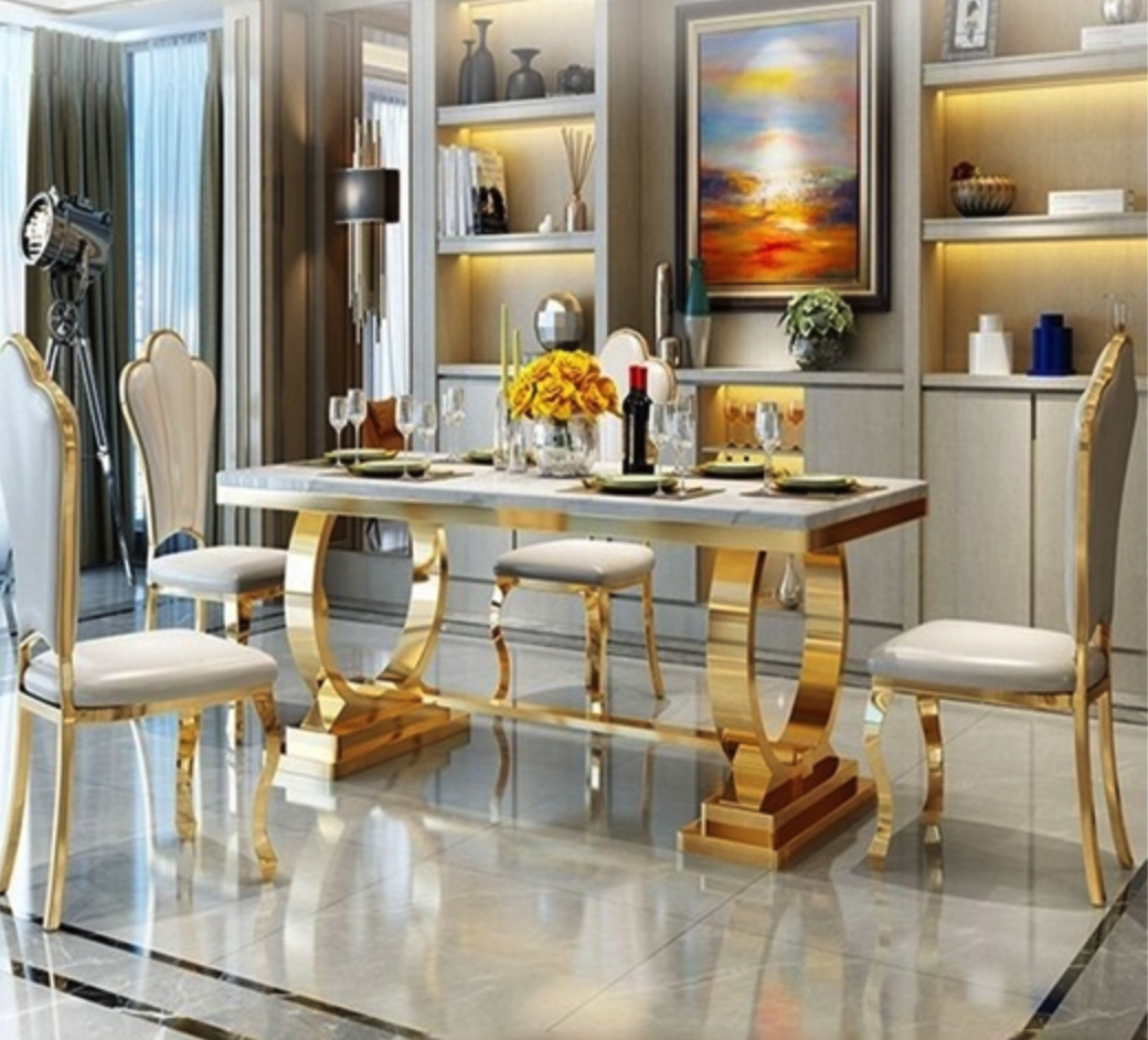 Dining Table in SS PVD