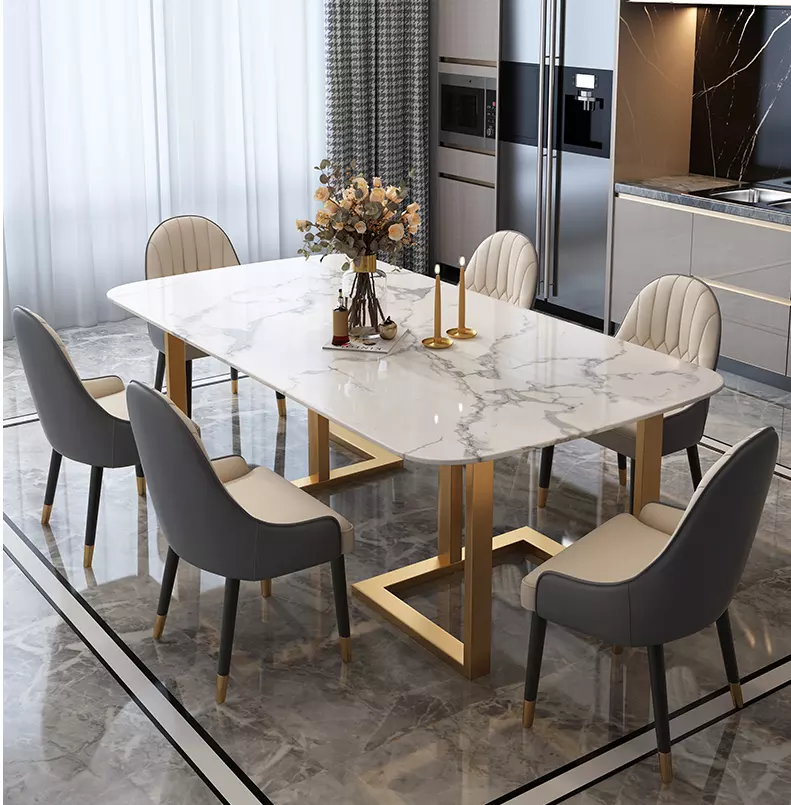 Modern Dining Table Six-Seater