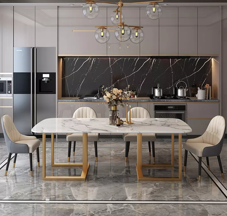 Modern Dining Table Six-Seater