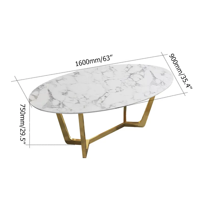 Modern Luxury Dining Table Set-in Stainless-Steel Gold Finish- 4 SEATER, 6 SEATER