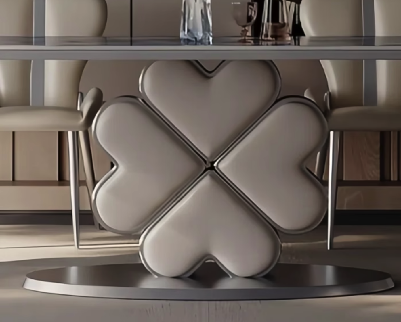 Leafora Luxe Nature Dining Set-4 SEATER (4.5 X 3 FEET), 6 SEATER (6 X 3 FEET)