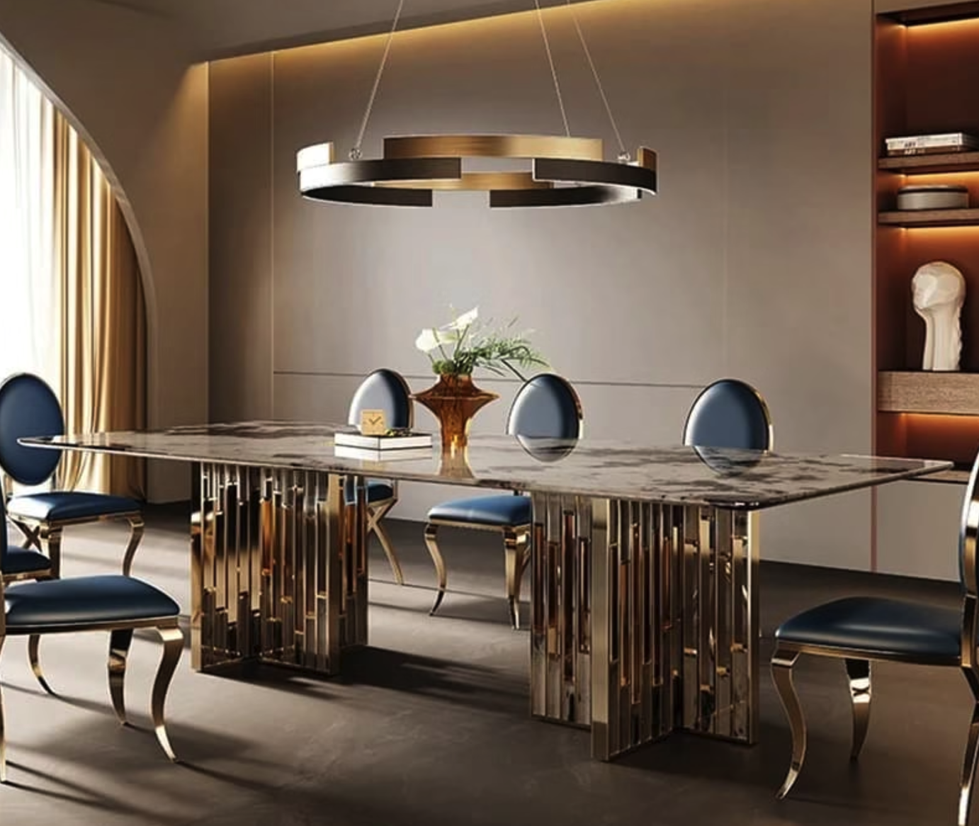 Royal Dining Table Set-4 SEATER (4.5 X 3 FEET), 6 SEATER (6 X 3 FEET)