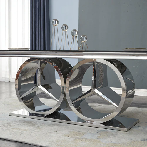 Mercedes Luxe Dining Table Set--4 SEATER (4.5 X 3 FEET), 6 SEATER (6 X 3 FEET), 8 SEATER (7.5 X 3.5 FEET)