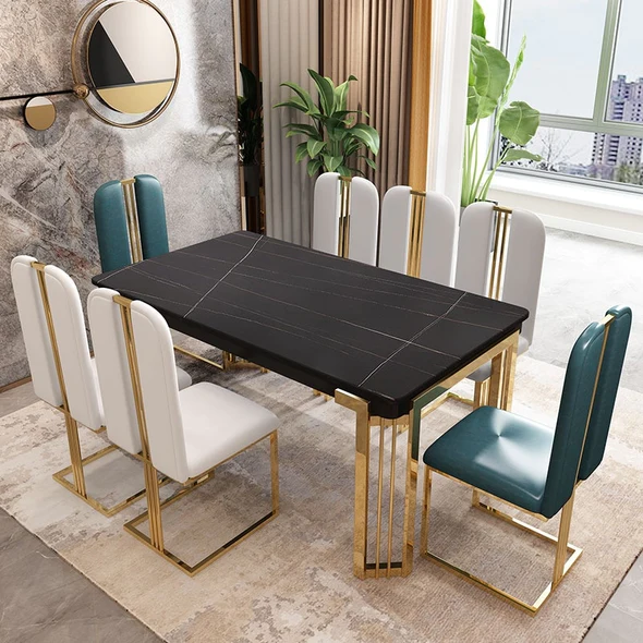 Modern Dining Table and Luxury Chairs Set-4 SEATER, 6 SEATER
