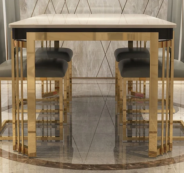 Modern Dining Table and Luxury Chairs Set-4 SEATER, 6 SEATER
