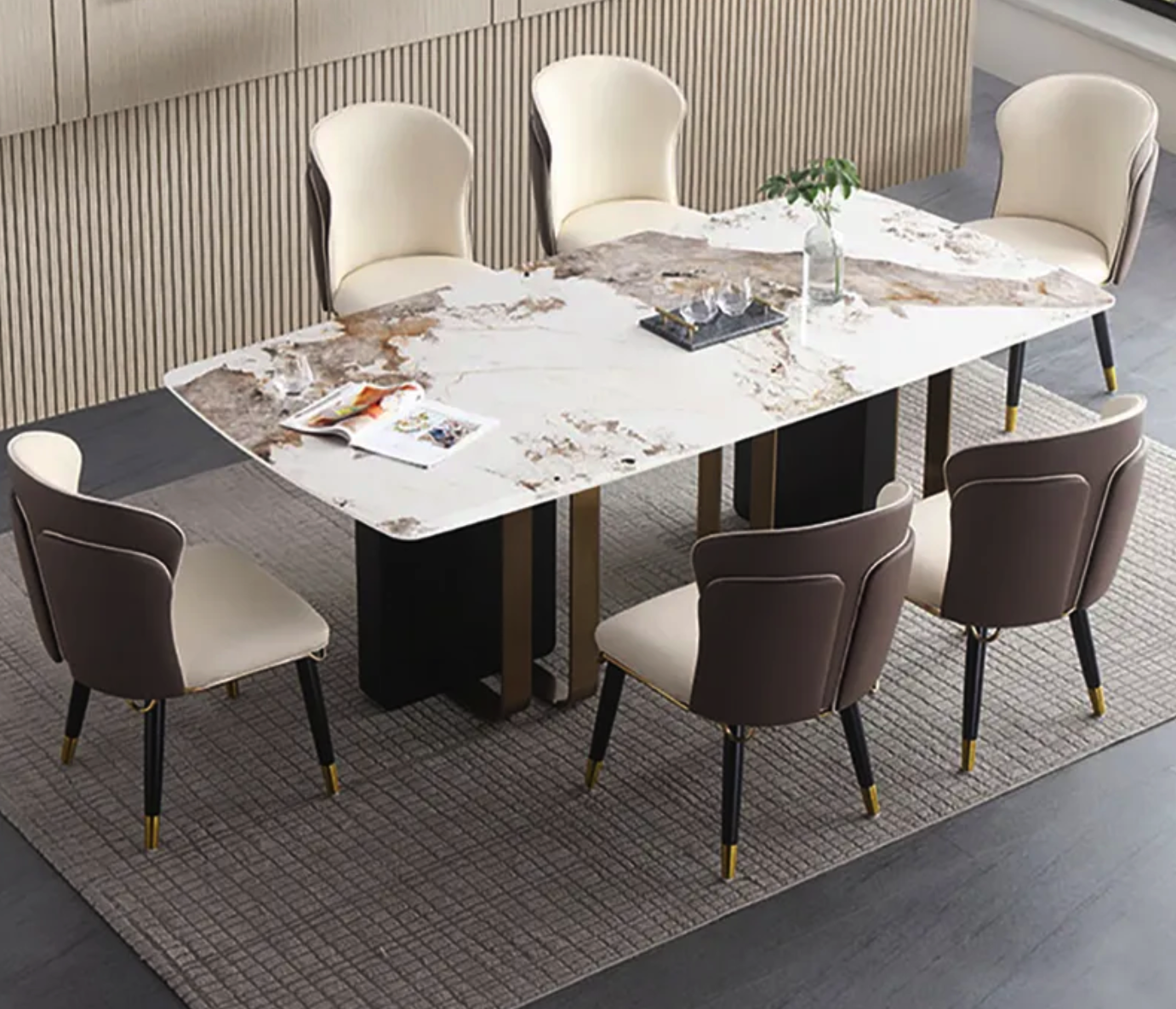 Modern Luxury Dining Table-4 SEATER, 6 SEATER