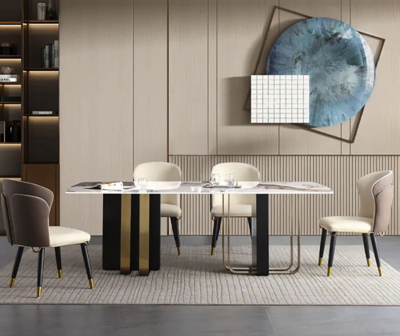Modern Luxury Dining Table-4 SEATER, 6 SEATER