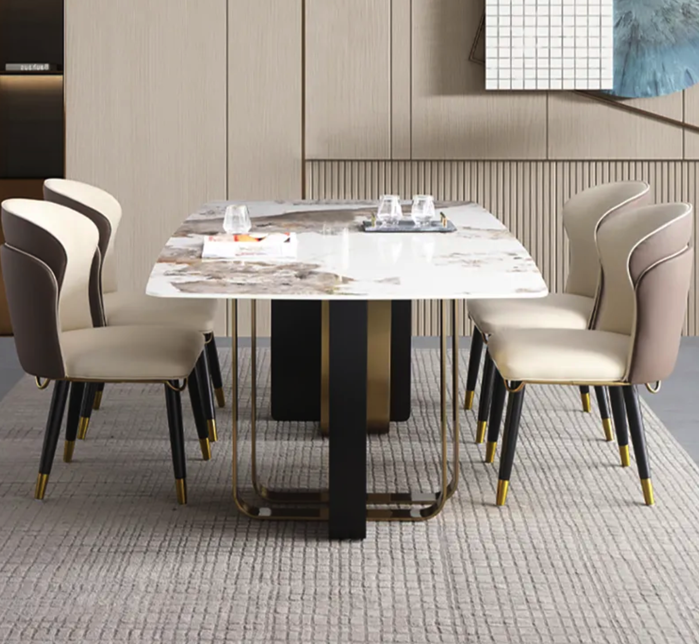 Modern Luxury Dining Table-4 SEATER, 6 SEATER