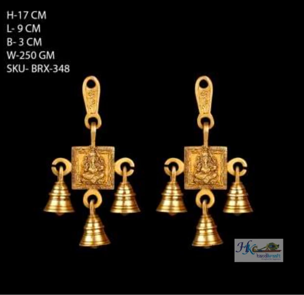 Traditional Brass Temple Bells