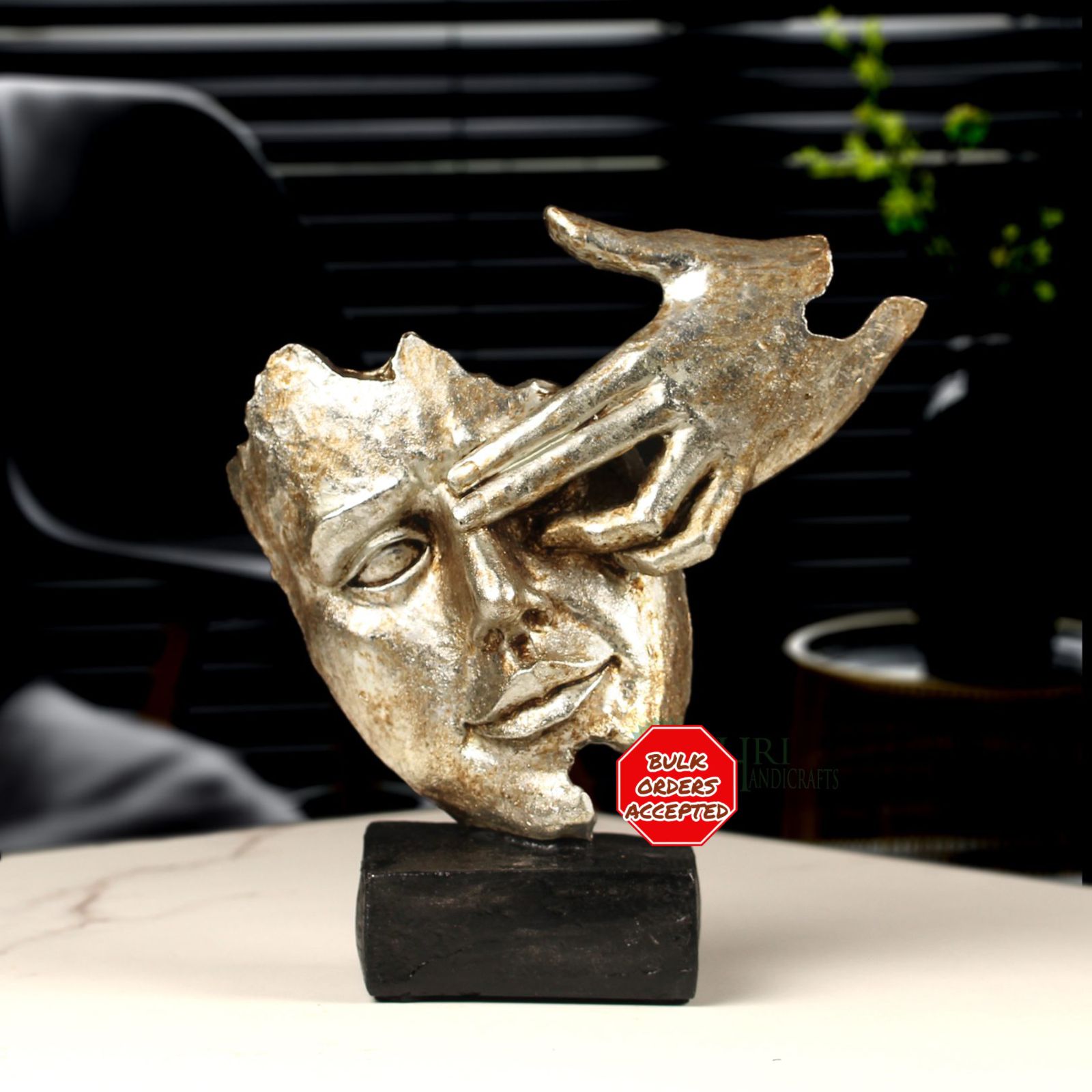 Modern Face Table Decor