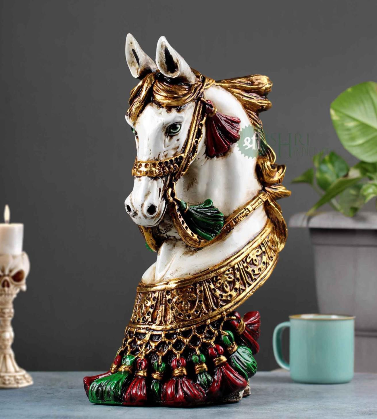 Decorative Horse Head Statue
