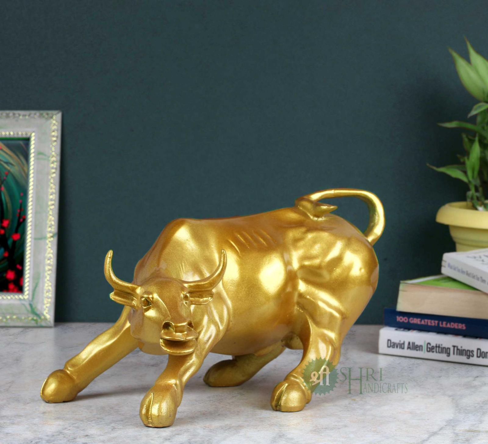 Golden Bull Figurine