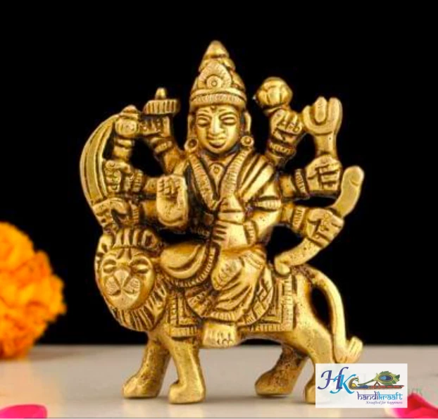 Brass Durga Idol