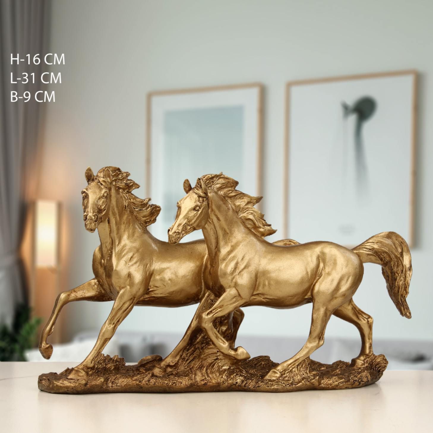 Golden Horse Statue. 