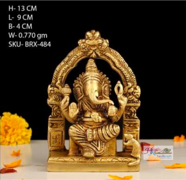 Brass Lord Ganesha Idol