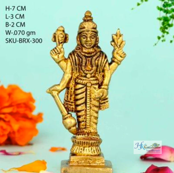Brass Lord Vishnu Idol