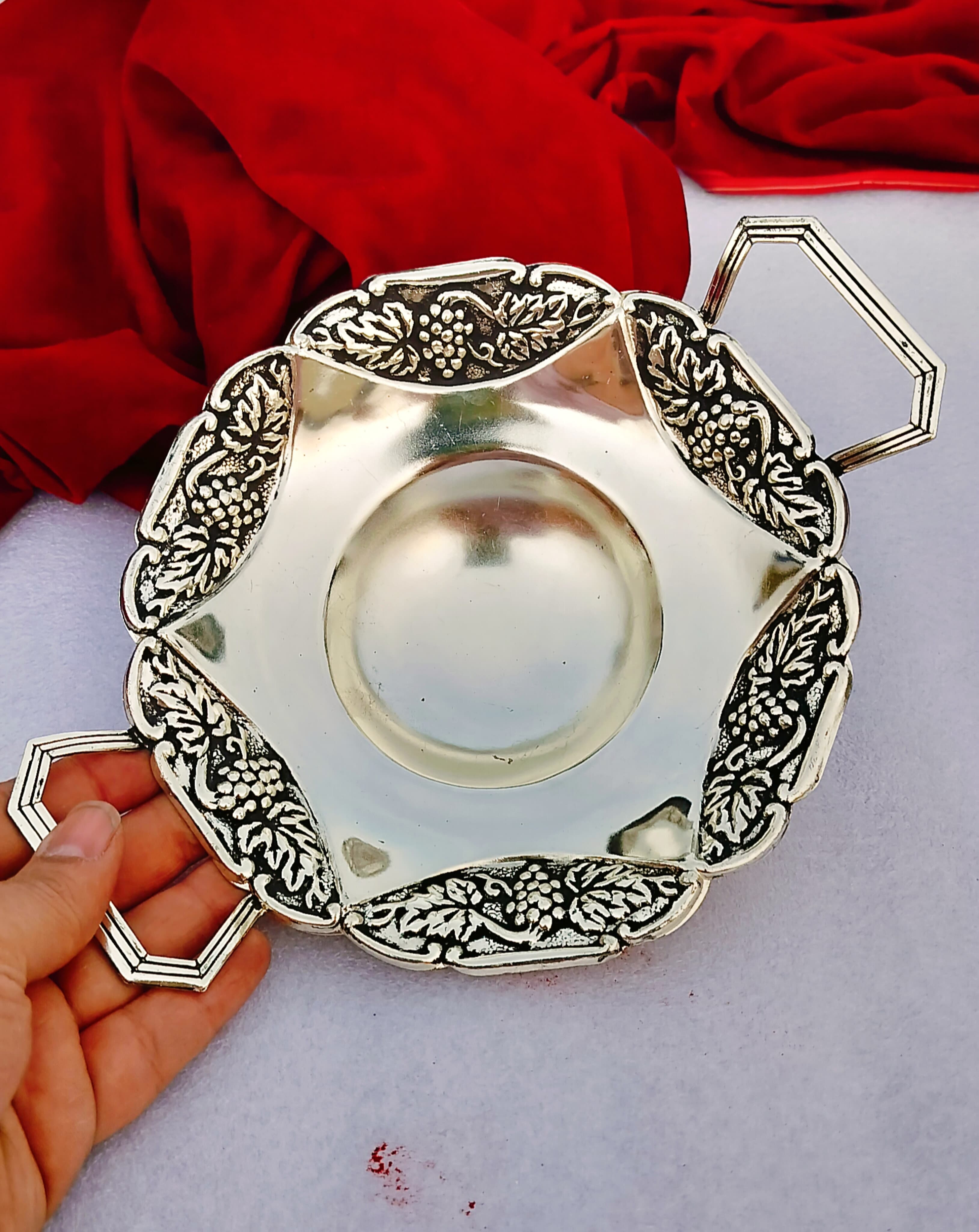 Antique German Round platter