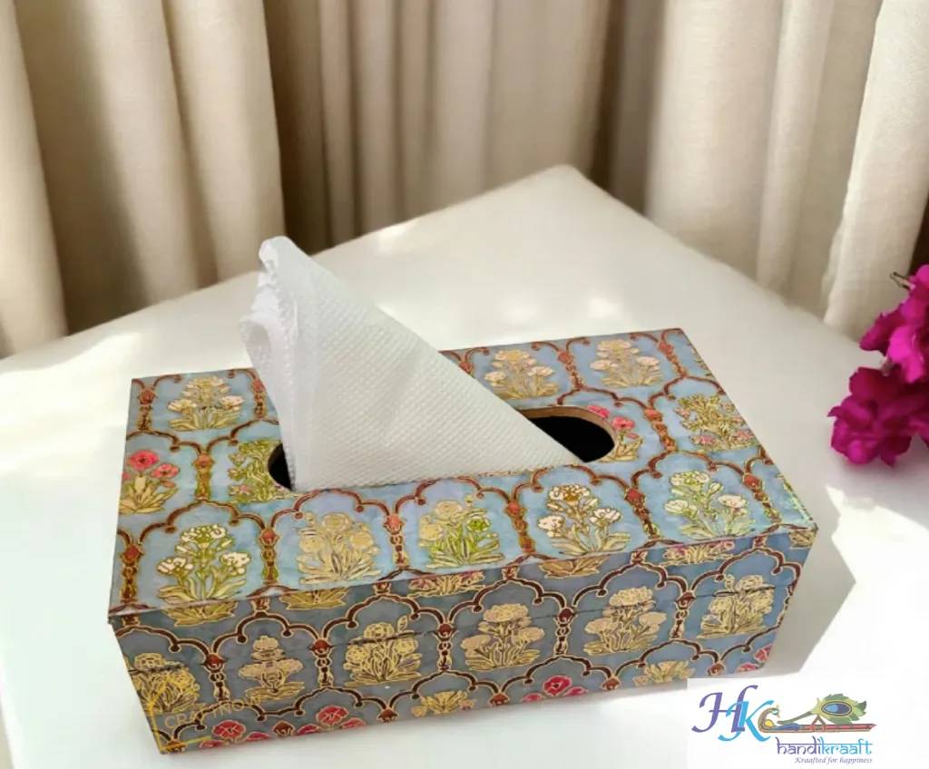 Premium Wooden Tissue Box-9x5x3