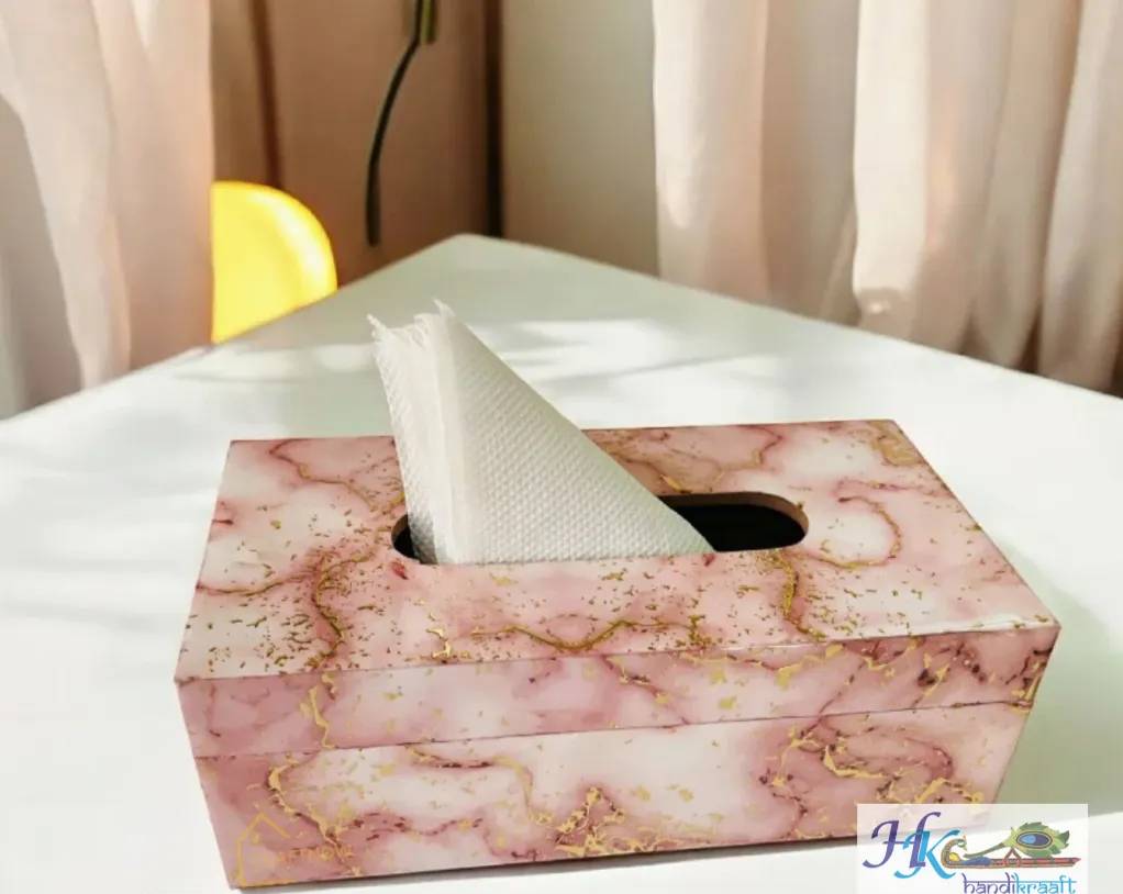 Premium Wooden Tissue Box-9x5x3